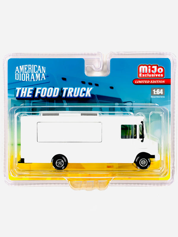 American Diorama Mijo Exclusive Food Truck Plain White Truck