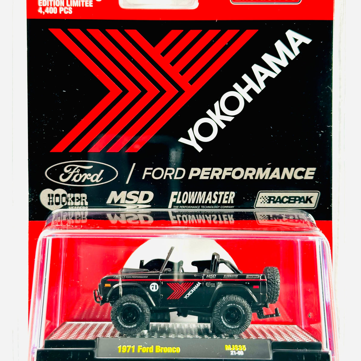 M2 MACHINES MIJO EXCLUSIVES YOKOHAMA 1971 FORD BRONCO 4X4