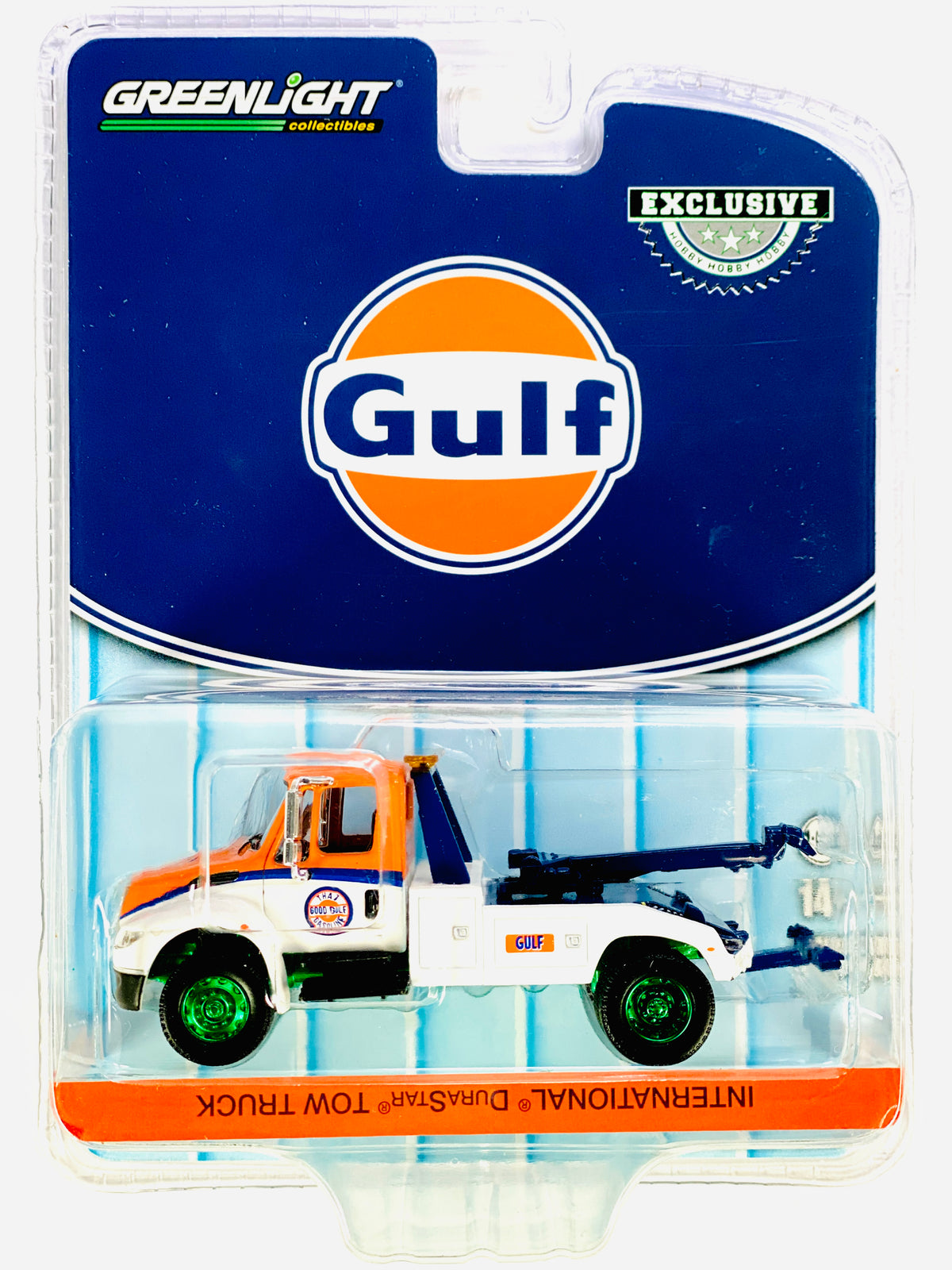 Greenlight Hobby Exclusive Gulf International DuraStar Tow Truck Chase ...