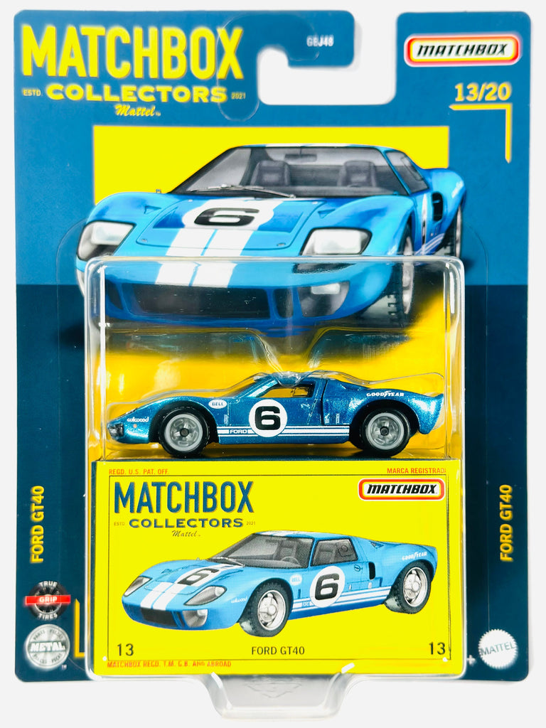 MATCHBOX 2023 COLLECTORS SERIES CASE P FORD GT40 - Damaged Card –  Jcardiecast
