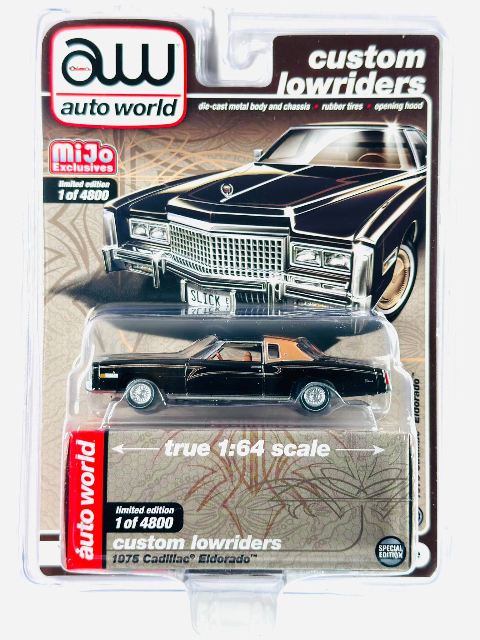 Auto World Mijo Exclusive Lowriders 1975 Cadillac Eldorado – Jcardiecast