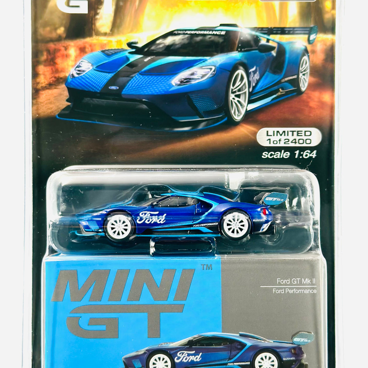 MINI GT MIJO EXCLUSIVES FORD GT MK II #013 ROSSO ALPHA RED #603