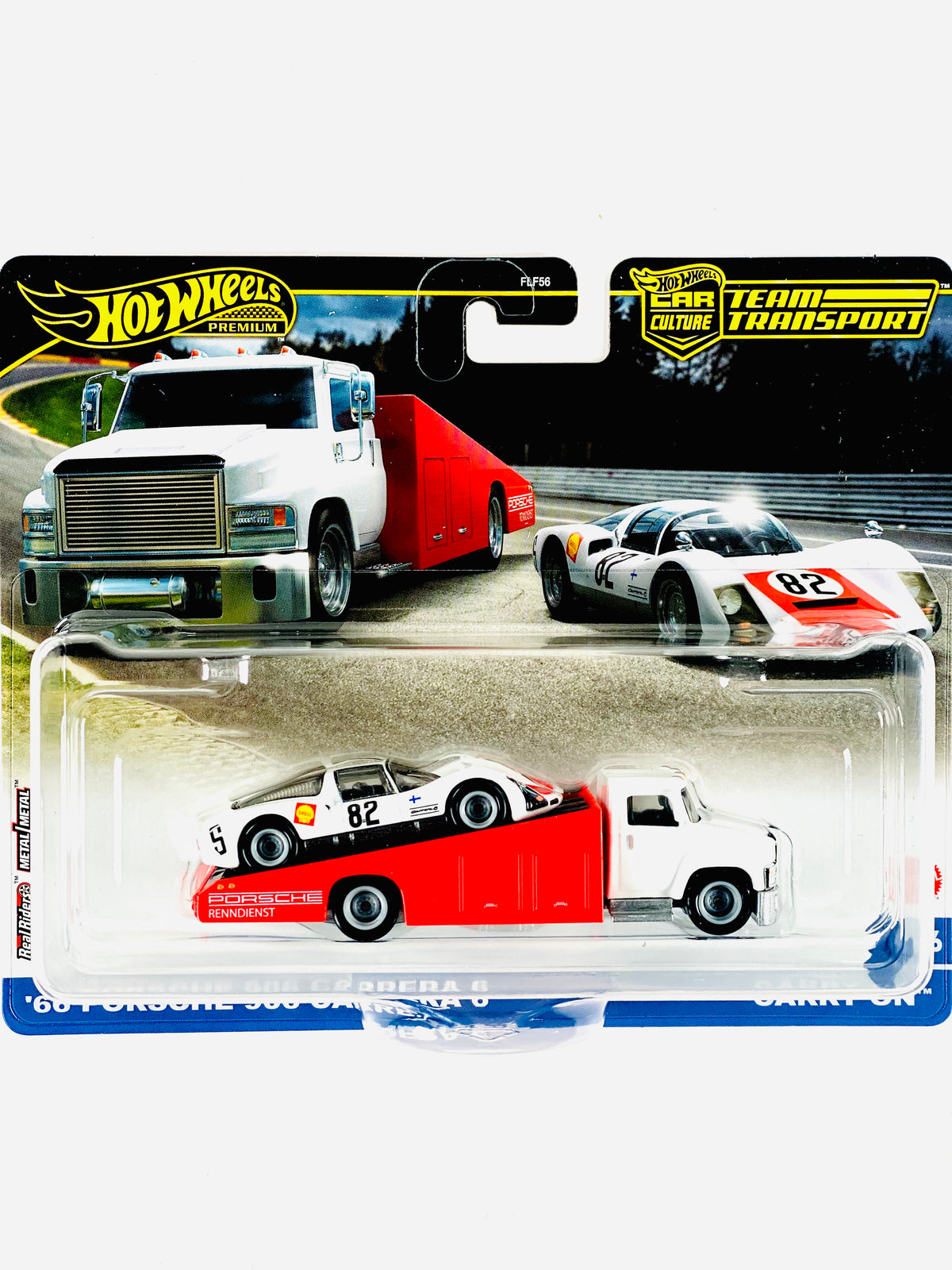 Hot Wheels 2024 Team Transport Case B 66 Porsche 906 Carrera 6 Carry Jcardiecast