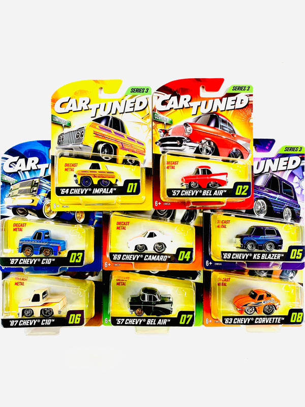 Car Tuned Series 3 Set (8 Cars)