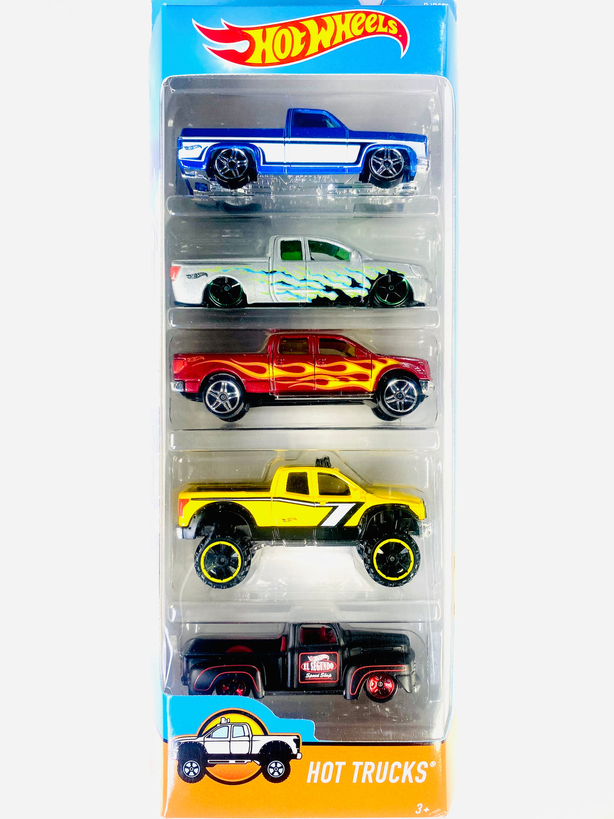 Hot Wheels Hot Trucks 5 Pack Damaged Box Jcardiecast