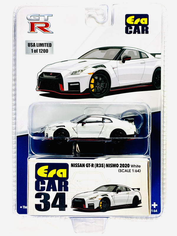 Era USA Exclusive 2020 Nissan GT-R (R35) Nismo White #34