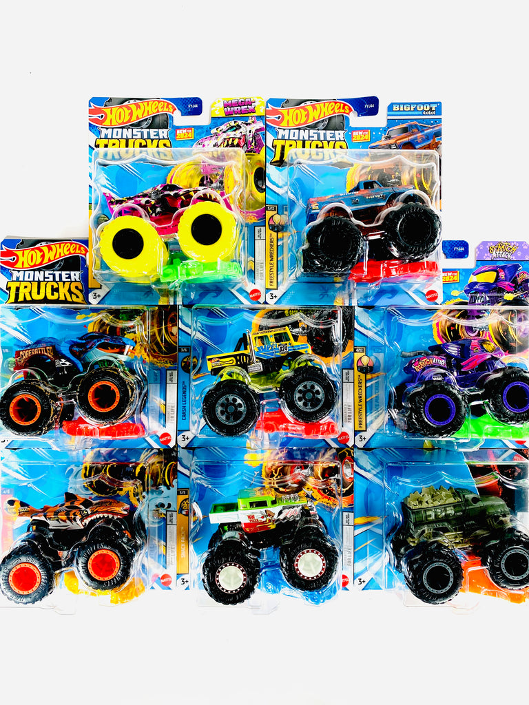 Hot wheels store monster truck case