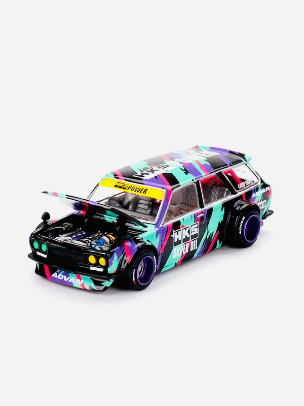 Mini GT x Kaido House Collab Datsun KAIDO 510 Wagon HKS V1 #144