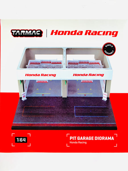 Tarmac Works Parts 64 Pit Garage Diorama Honda Racing – Jcardiecast