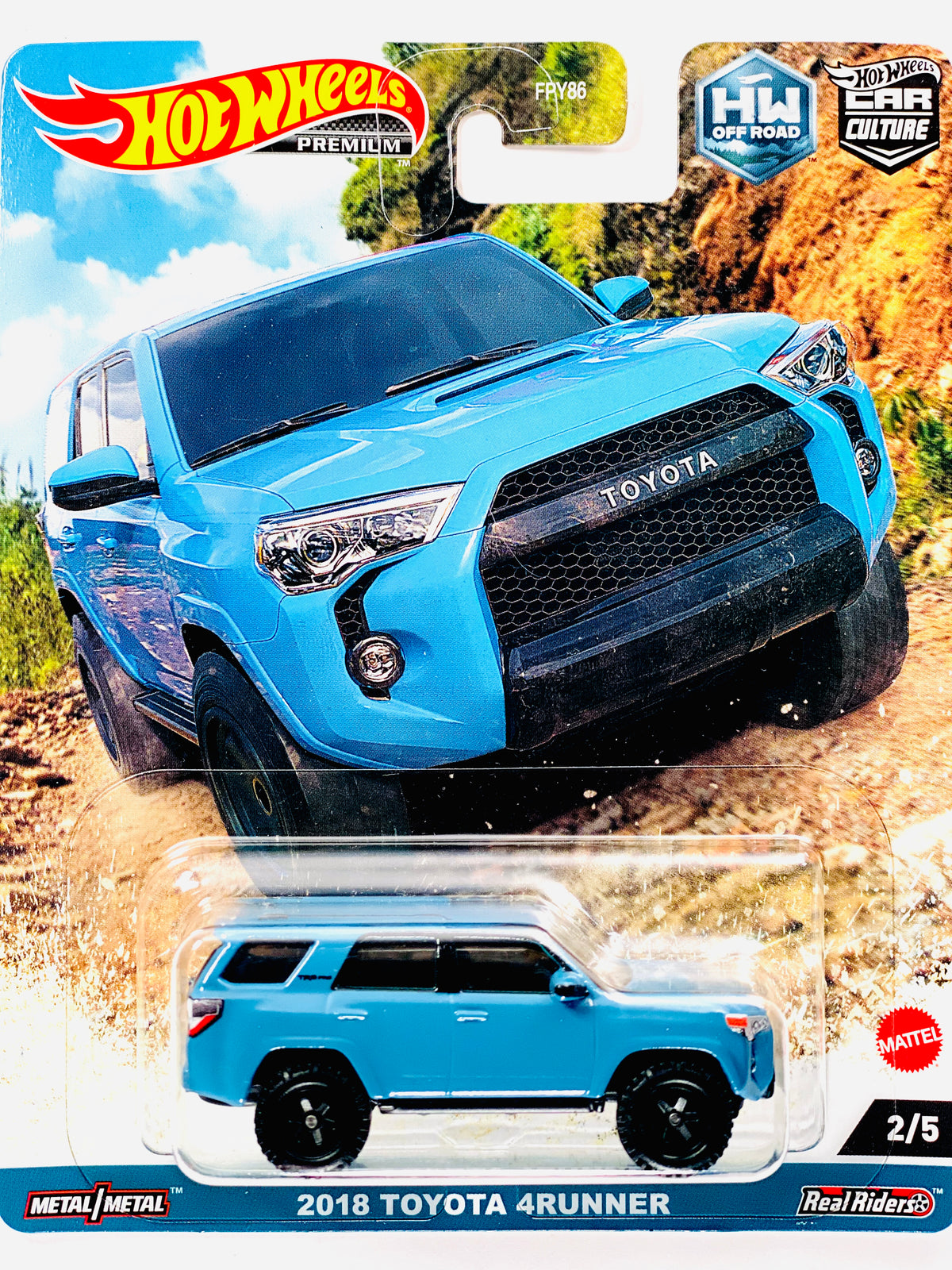 Hot Wheels 2023 Car Culture Off Road Case F 2018 Toyota 4Runner