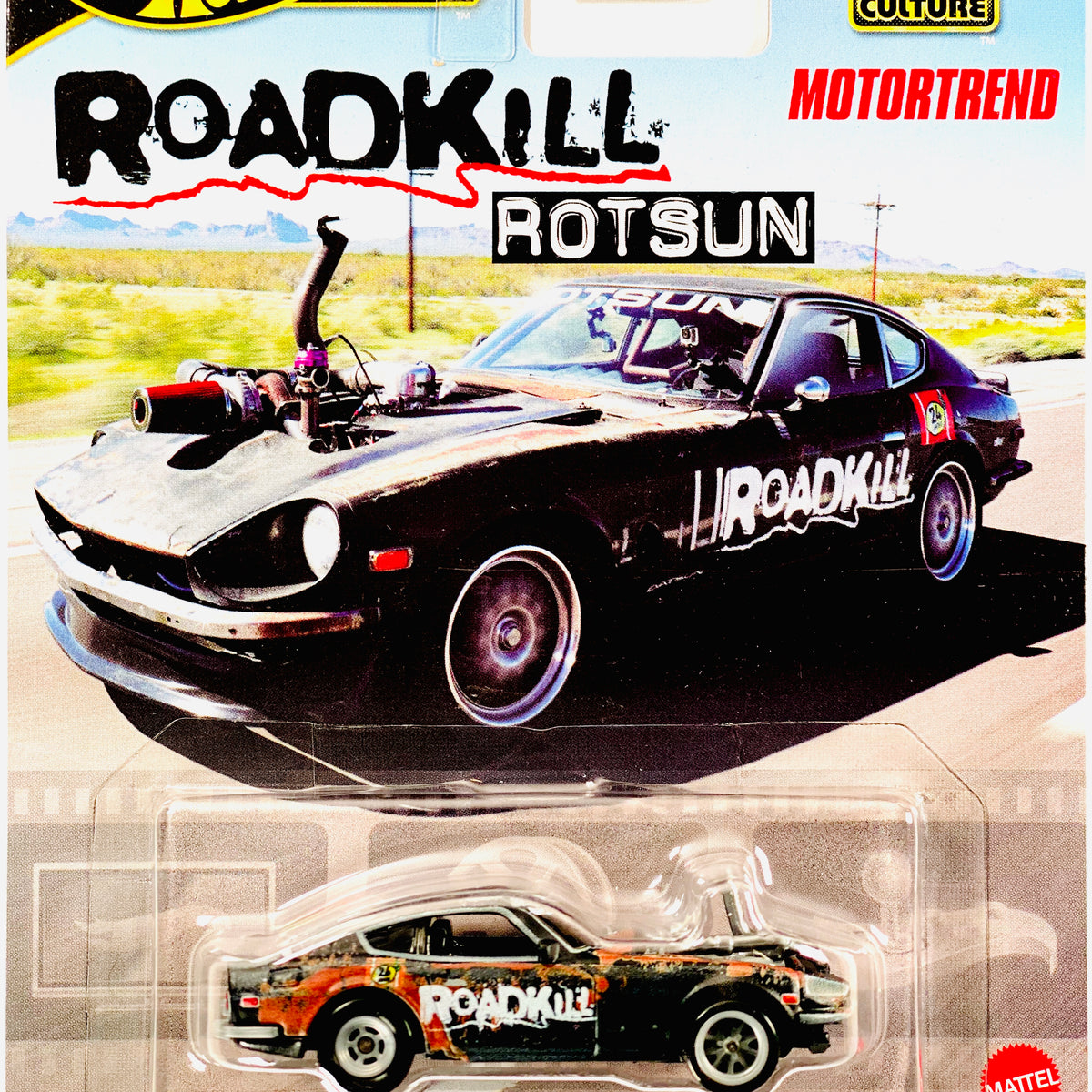 HOTWHEELS ROADKILL hotsell DATSUN 240Z MOTORTREND WITH PROTECTOR