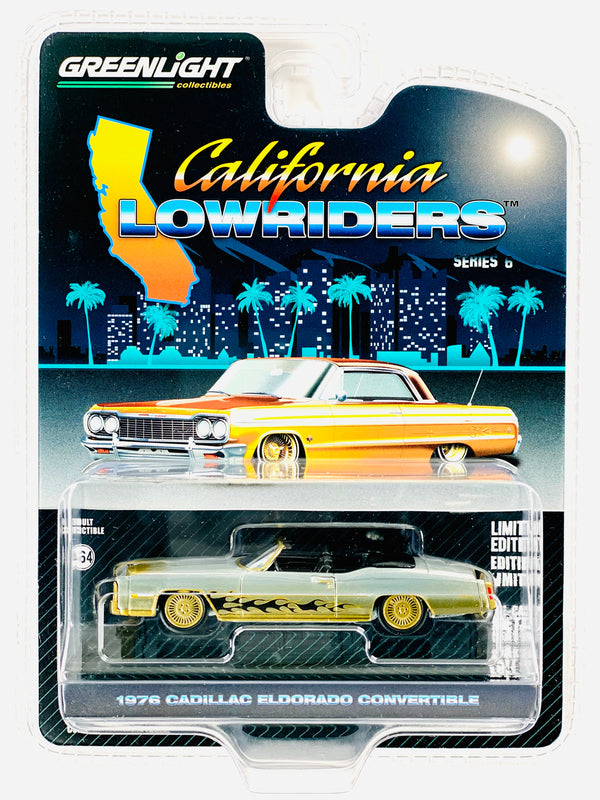 Greenlight California Lowriders Series 6 1976 Cadillac Eldorado Convertible Raw Chase