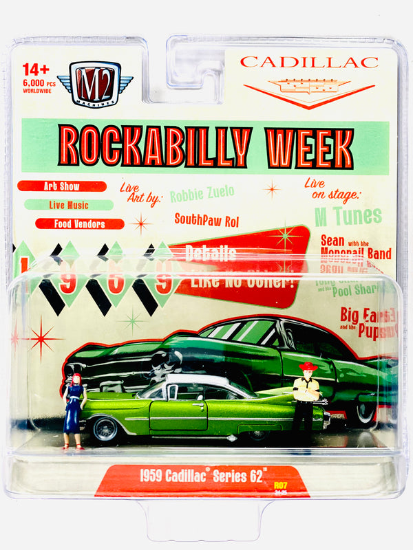 M2 Machines Rockabilly Week 1959 Cadillac Series 62