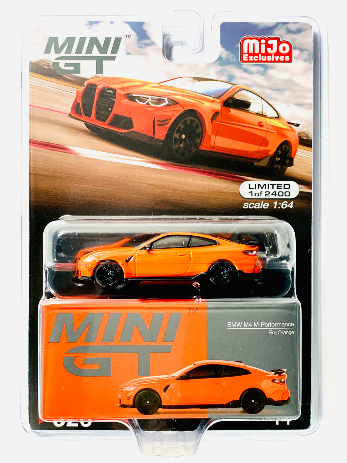 Mini GT Mijo Exclusives BMW M4 M-Performance Fire Orange #526