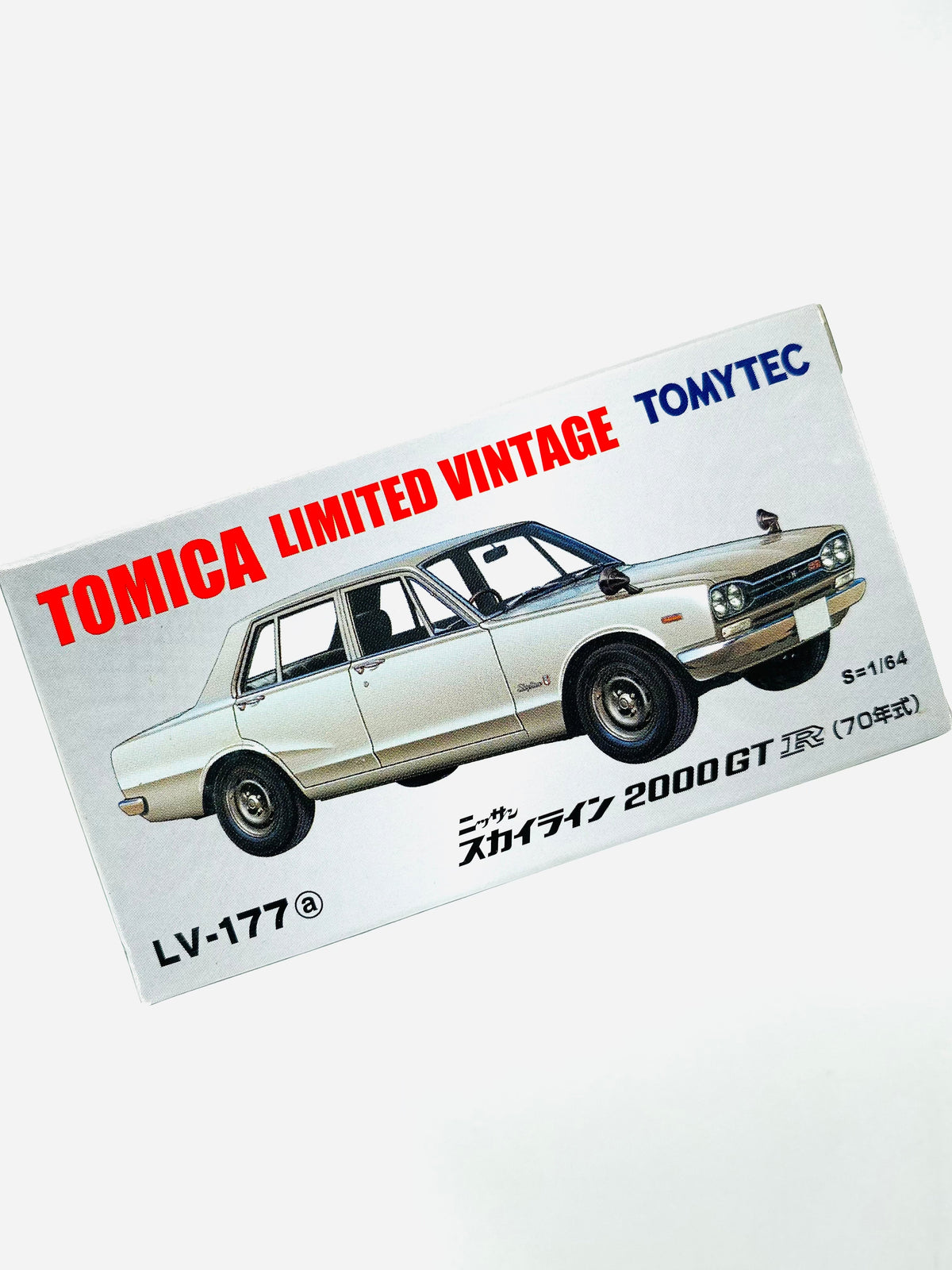 TOMICA LIMITED VINTAGE SKYLINE 2000 GTR 1970 TYPE SILVER LV-177