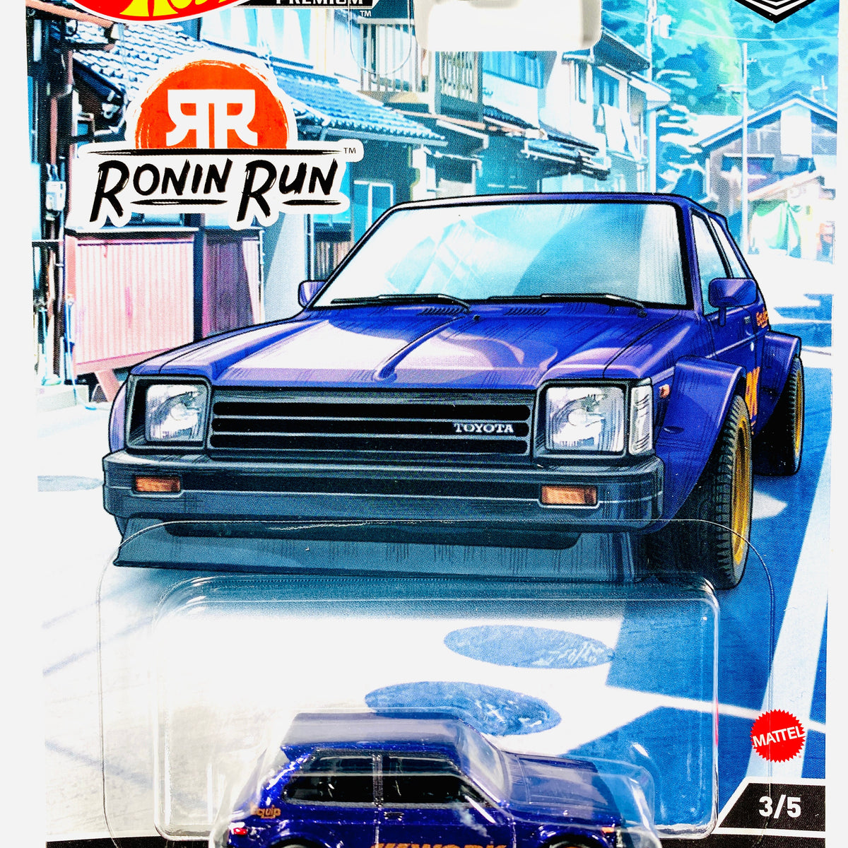 Hot Wheels 2022 Car Culture Ronin Run '81 Toyota Starlet KP61