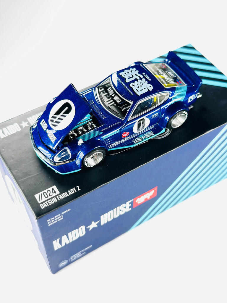 MINI GT x KAIDO HOUSE COLLAB FACTORY SEALED FAIRLADY Z DARK BLUE