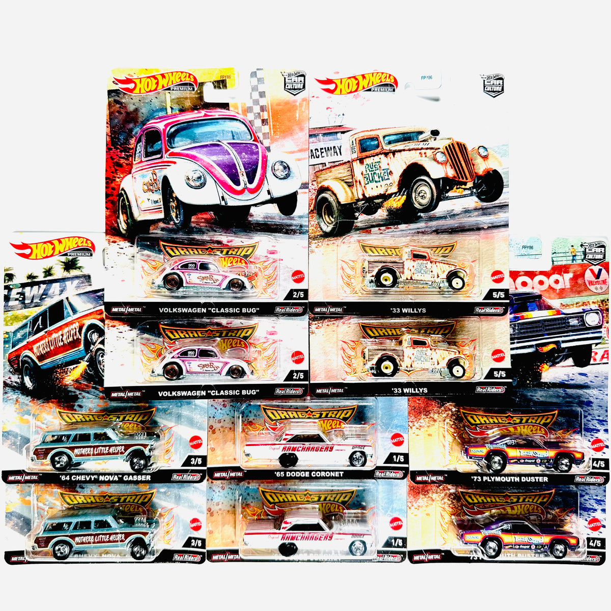 HOT WHEELS 2022 CAR CULTURE DRAG STRIP FACTORY SEALED CASE R (10