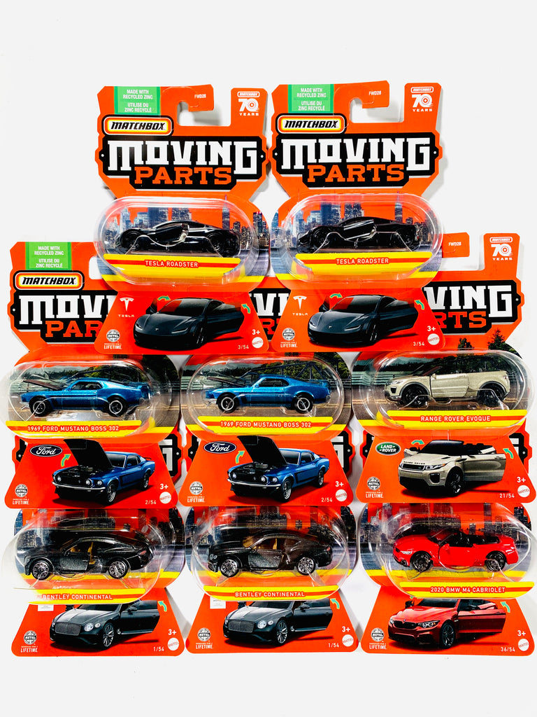 Matchbox Moving Parts 2024 Mix 2 Vehicles Case of 8